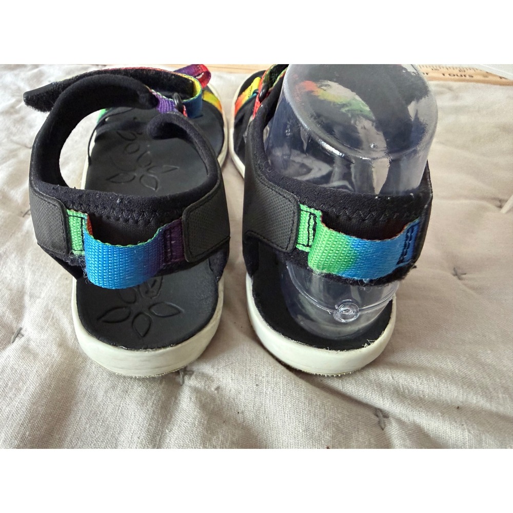 Keen Rainbow Tie-Dye Hiking Sandal  6 Adjustable Black‎ Open Toe Outdoor Sporty - Picture 7 of 10